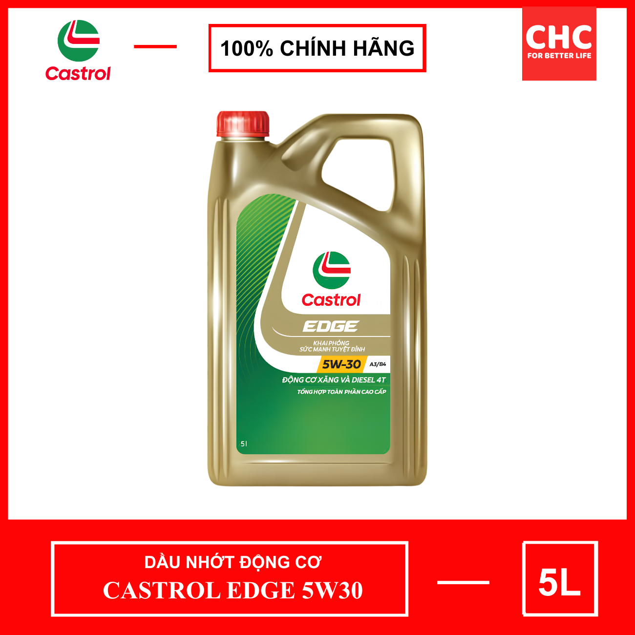 Castrol EDGE 5W30 – Ảnh khung Castrol EDGE 5W30 – Ảnh khung